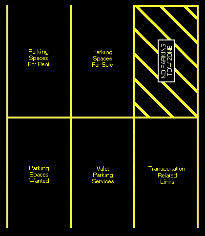 parking spaces map